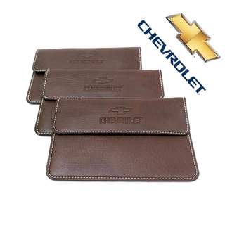 Ví da in dập logo Chevrolet đựng đăng kiểm, giấy tờ xe ô tô cao cấp