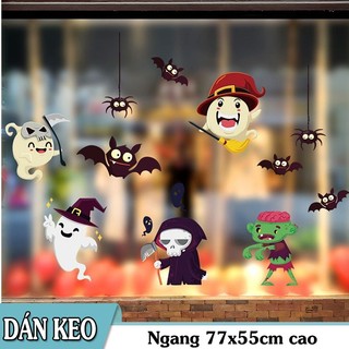 Decal trang trí tường Halloween - Lễ Hội Hóa Trang vui vẻ
