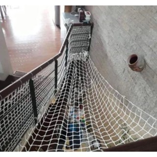 Lưới an toàn cho bé , Lưới chắn cầu thang mắt lưới 10cm x 10cm nhiều kích thước + tặng kèm dây buộc