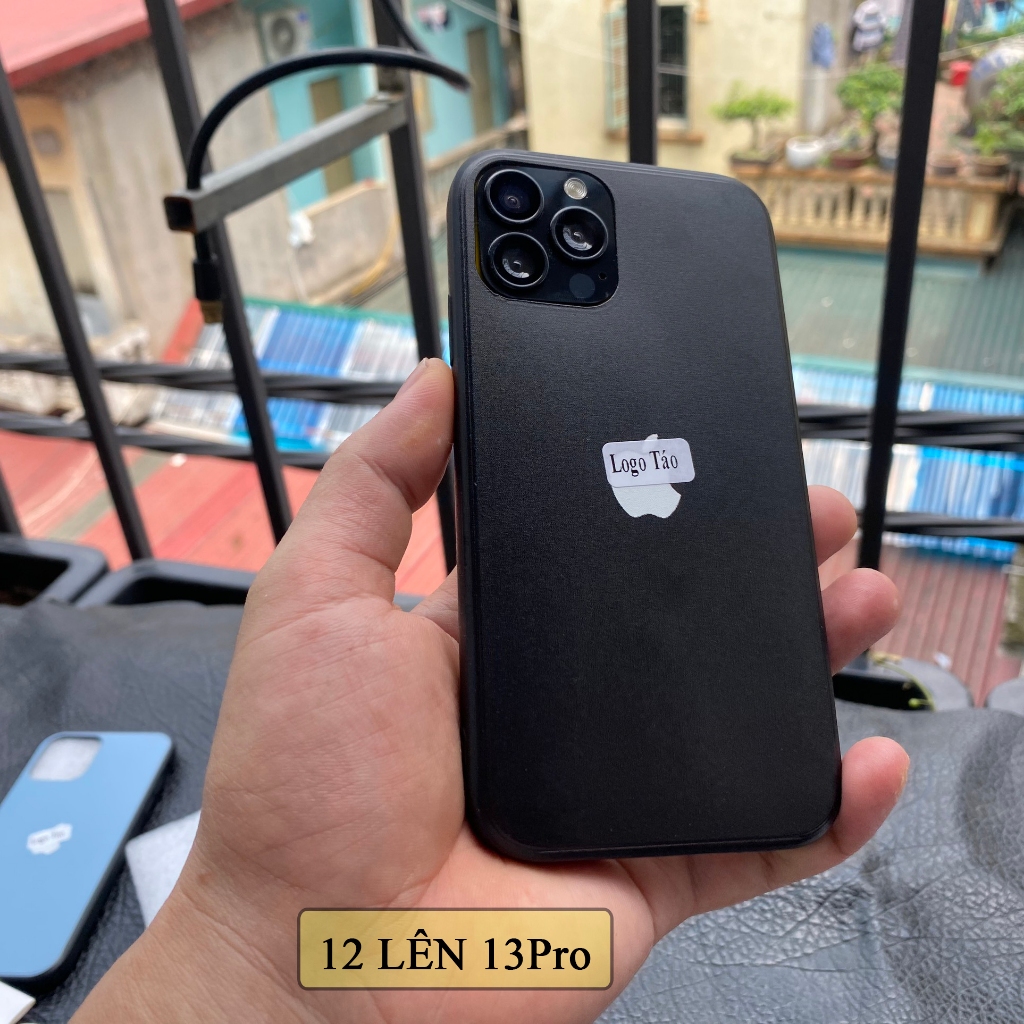Ốp lưng độ iphone 12 lên 13Pro( Mắt camera độ + Ốp lưng)