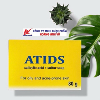   HÀNG CTY  ATIDS SOAP - SALICYLIC + SULFUR SOAP - XÀ PHÒNG TẮM LÀM SẠCH VÀ ĐÁNH BAY MỤN LƯNG 
