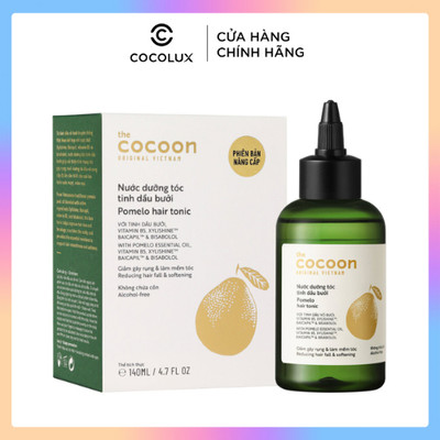 Nước Dưỡng Tóc Cocoon Pomelo Hair Tonic Tinh Dầu Bưởi 140ml (Bản Nâng Cấp)