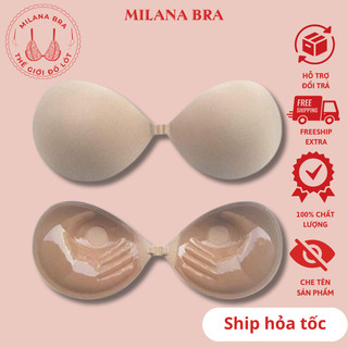 Miếng dán MILANA, Miếng dán p29 đệm dày 3cm  nâng ngực chống tụt có kèm quai trong
