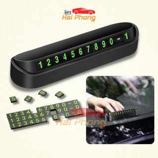 Bảng số điện thoại cho ô tô bộ 4 dãy số đặt taplo ô tô