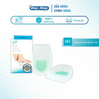 Đệm Gót Chân Silicone UM I01 [United Medicare] [1 Cặp]. Tiêu Chuẩn Châu Âu