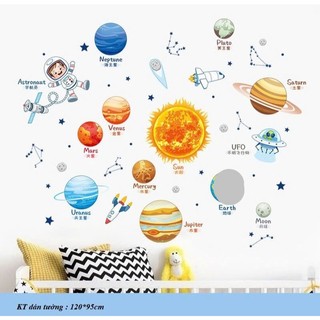 Tranh decal dán tường VT  các loại cho bé - decal dán tường cho bé