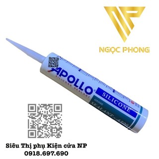 Keo silicone apollo a500 đen / trắng sữa hàng chính hãng