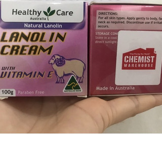 KEM nhau thai cừu Healthy Care Lanolin Cream with Sheep Placenta, 100g