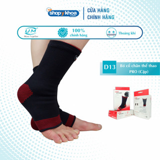 Bó Cổ Chân Thể Thao UM D13 [United Medicare] [1 Cặp] [Màu Đỏ]. Tiêu Chuẩn Châu Âu