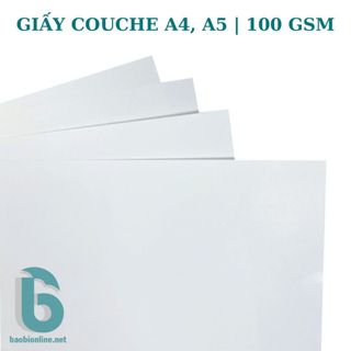 Giấy couche 100gsm | giấy couche a4 100gsm | giấy couche không phù hợp với in mực nước - baobionline