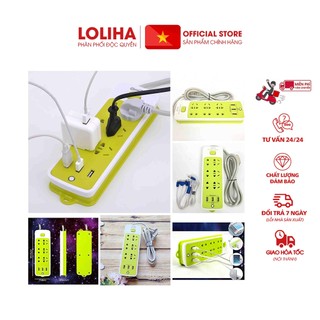 ⛔GIADUNGDUYLONG⛔ Ổ điện đa năng có cổng usb (LOẠI XANH)