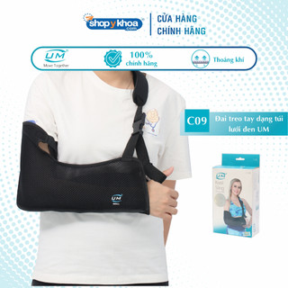 Đai Treo Tay Dạng Túi Lưới Đen Hỗ Trợ Cho Tay Bị Bó Bột C09 [United Medicare]. Tiêu Chuẩn Châu Âu