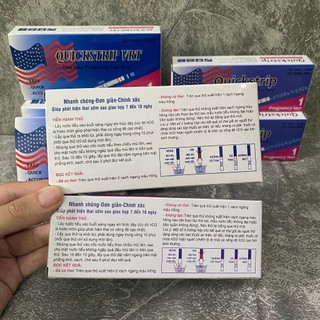 Que Thử Thai Combo 16 Que ( Que Quick Strip Lá Cờ )