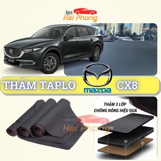 Thảm taplo MAZDA CX8 2020 - 2024 da dập Cacbon cao cấp, chống nóng ô tô hiệu quả