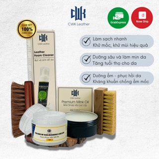 [Chính Hãng] Bộ vệ sinh phục hồi đồ da Woodson áo da, giày da, túi, ví da