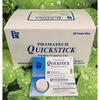 Que thử thai Quickstick combo 10 que hàng chính hãng Công Ty PHAMATECH sản xuất tại Hoa Kỳ
