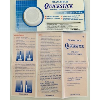 Que thử thai Quickstick hàng chính hãng