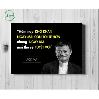 tranh canvas động lực cổ động, câu nói hay người nổi tiếng