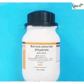 Barium chloride BaCl2 lọ 500g bari clorua Xilong TINH KHIẾT BaCl2.2H2O thí nghiệm