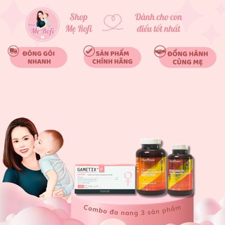 (Mẫu mới) Combo Đa Nang Anh Quốc HealthWisely Evening Primrose Oil 120v (Gametix F, Anh thảo Anh) - Shop Mẹ Rofi