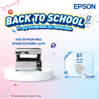 Máy in phun màu epson l6490 tối ưu tốc độ in và quy trình nạp mực
