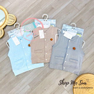 MOON Áo gile len, nỉ nhung cho bé dưới 15kg