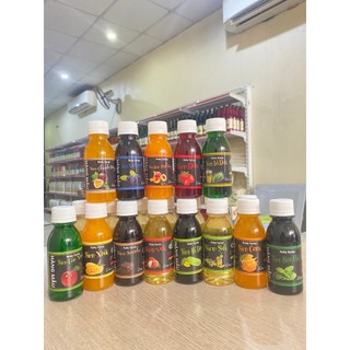 Ruby syrup, trân châu 3q, thạch dừa giòn