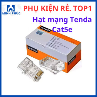 Hạt mạng Tenda RJ45 Cat5e Cat6 Hộp 100hạt
