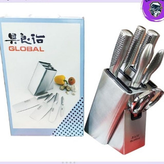 Bộ dao 7 món cao cấp nhà bếp global chính hãng - chiến binh store
