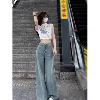 Quần jean nữ ống loe, quần bò nữ ống loe màu xanh nhẹ nhàng nhưng cá tính kt75