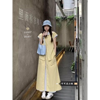 [ORDER 15-20 NGÀY  SET ÁO CỔ POLO KẺ+ CHÂN VÁY DÀI  HỘP XẺ PHỐI KẺ