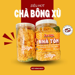 CHÀ BÔNG HEO XÙ, RUỐC BÔNG HEO ( HŨ PET 250gr 500gr )
