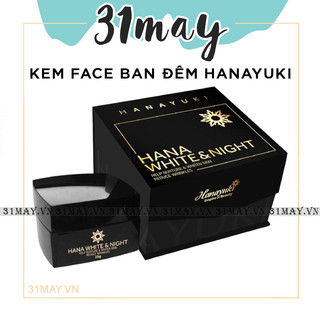 Kem Dưỡng Trắng Da Ban Đêm Hanayuki White & Night Chính Hãng