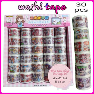 Hộp 30 Cuộn Hình Dán Sticker Cho Bé