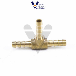Tê đuôi chuột, nối 3 đầu đuôi chuột chữ T, 3 ngã đuôi chuột 6mm 8mm 10mm 12mm