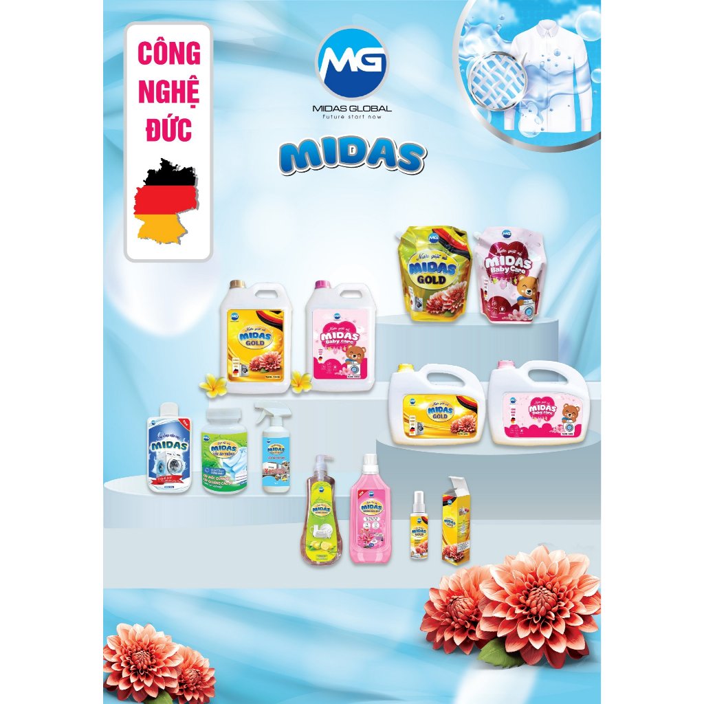 NƯỚC GIẶT XẢ MIDAS