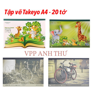 TẬP VẼ TAKEYO 20 TỜ A4 (21,7 x 30cm )