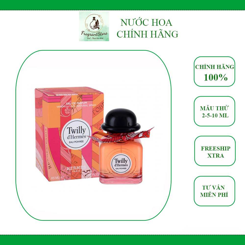 Nước hoa Hermes Twilly D Hermes Eau Poivree (Mẫu thử)