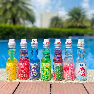 Nước Soda Ramune Hata Nhật Bản chai thủy tinh 200ml