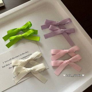  Kẹp tóc nơ chữ A phong cách siêu xinh.  Quà tặng LalaStudio  