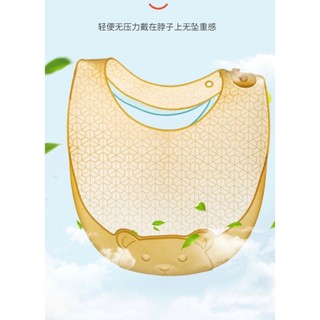 Yếm ăn dặm silicon có máng