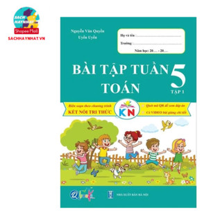 Sách - Bài tập tuần Toán 5 tập 1 ( Kết nối tri thức )