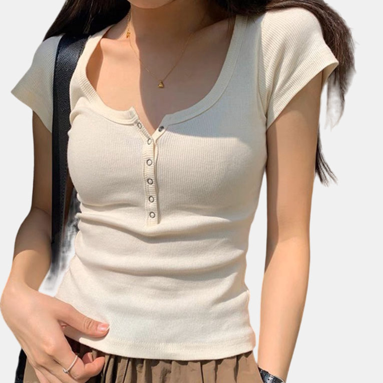 [Choice] Áo Thun Dáng Ôm HT26 Cổ Bấm Cúc Vải Mềm Mịn, Co Giãn Cao | BigBuy360 - bigbuy360.vn