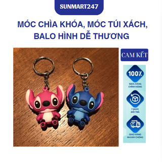 Móc chìa khóa, móc túi xách, balo hình xương cá linh hoạt hình dễ thương SUNMART24H