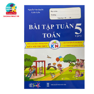 Sách - Bài tập tuần Toán lớp 5 tập 2 ( Kết nối tri thức)