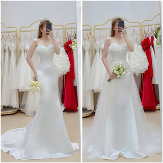 Đầm maxi cưới TRIPBLE T DRESS cho dâu xinh đi bàn nhẹ nhàng - size S/M/L