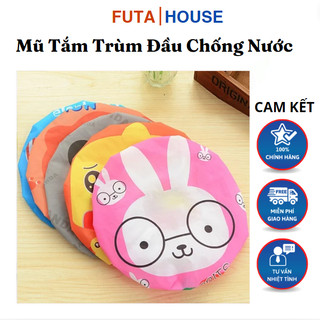 Mũ tắm gội trùm đầu chống nước ướt tóc