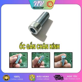 Ốc Lục Giác Gắn Chân Kính 10li25 Đủ Ren Cho Gương Chiếu Hậu, Kính Chiếu Hậu Xe Máy