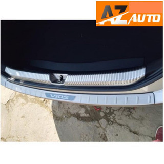 Ốp Chống trầy cốp Toyota vios 2023 - 2019, CHất liệu innox sáng bóng - cao cấp nhất thị trường