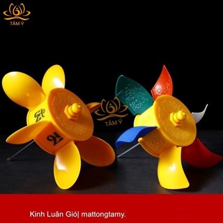 Kinh Luân Gió Bằng Nhựa Và Hợp Kim Cao Cấp Mật Tông Tâm Ý |Lõi Giấy|